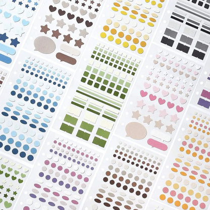BGM Daily Palette Sticker Set - Raspberry - Sticker Sheets