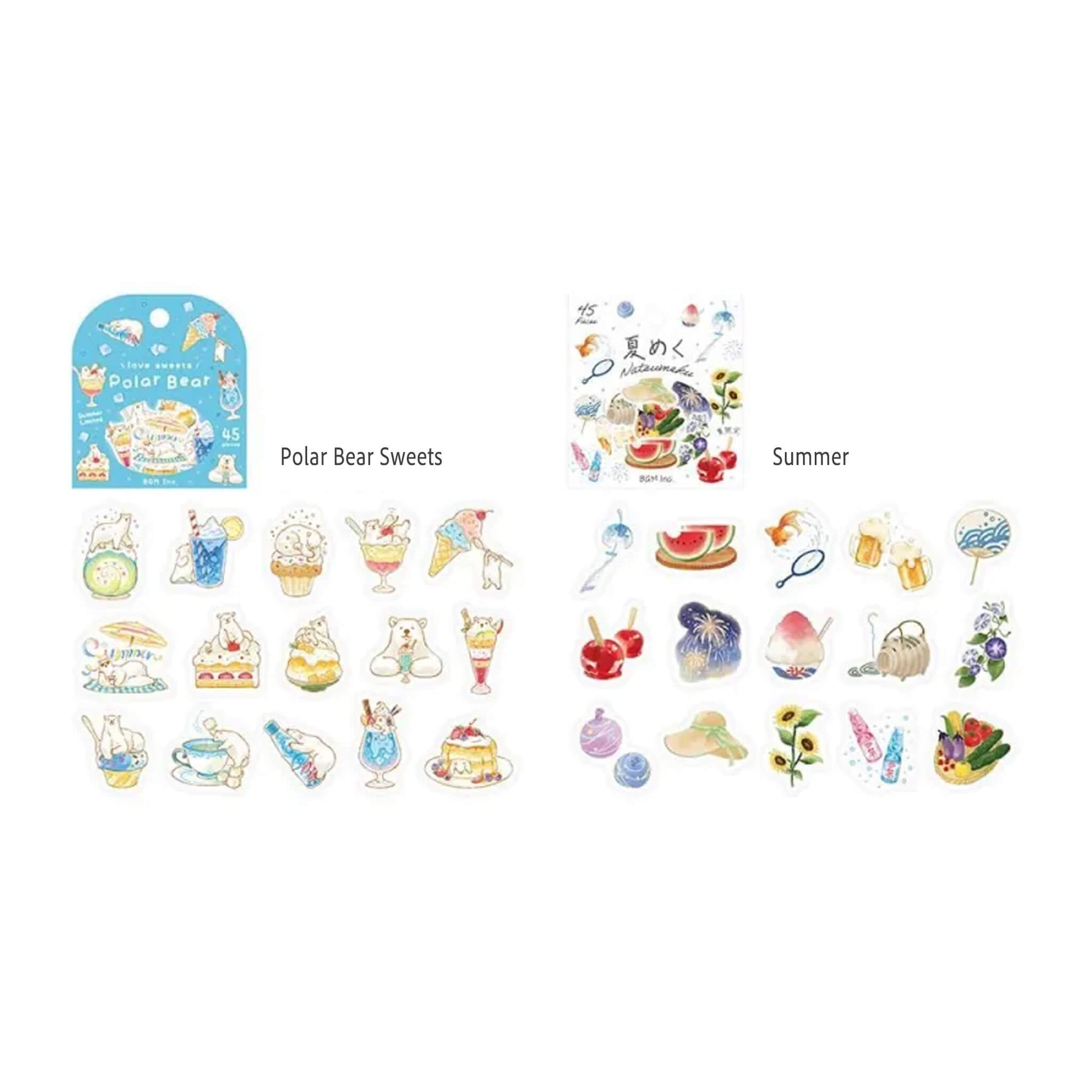 BGM Flake Sticker 2025 Summer Limited - Summer - Flake Stickers