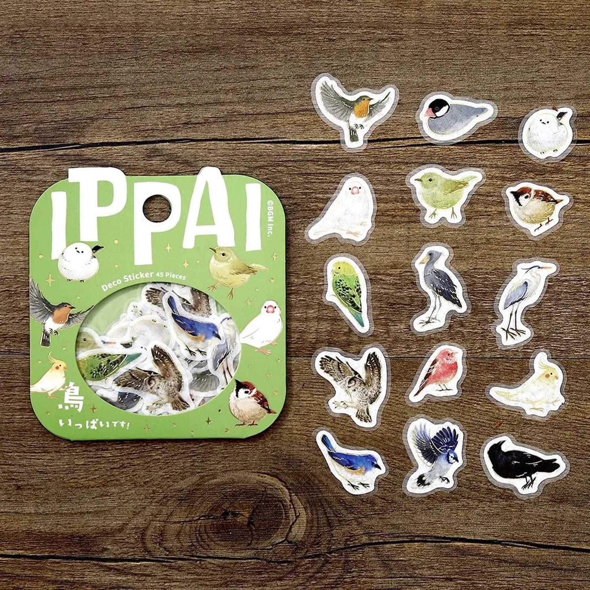 BGM Flake Sticker IPPAI - Birds - Flake Stickers