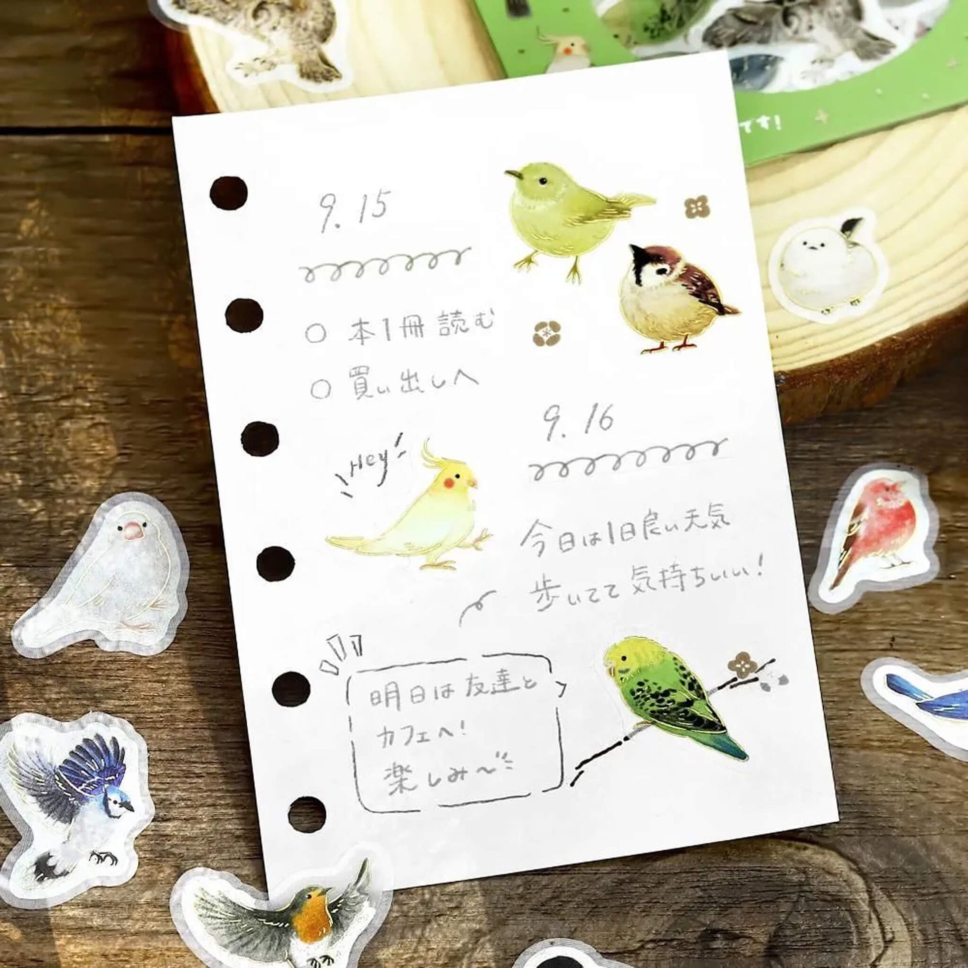 BGM Flake Sticker IPPAI - Birds - Flake Stickers