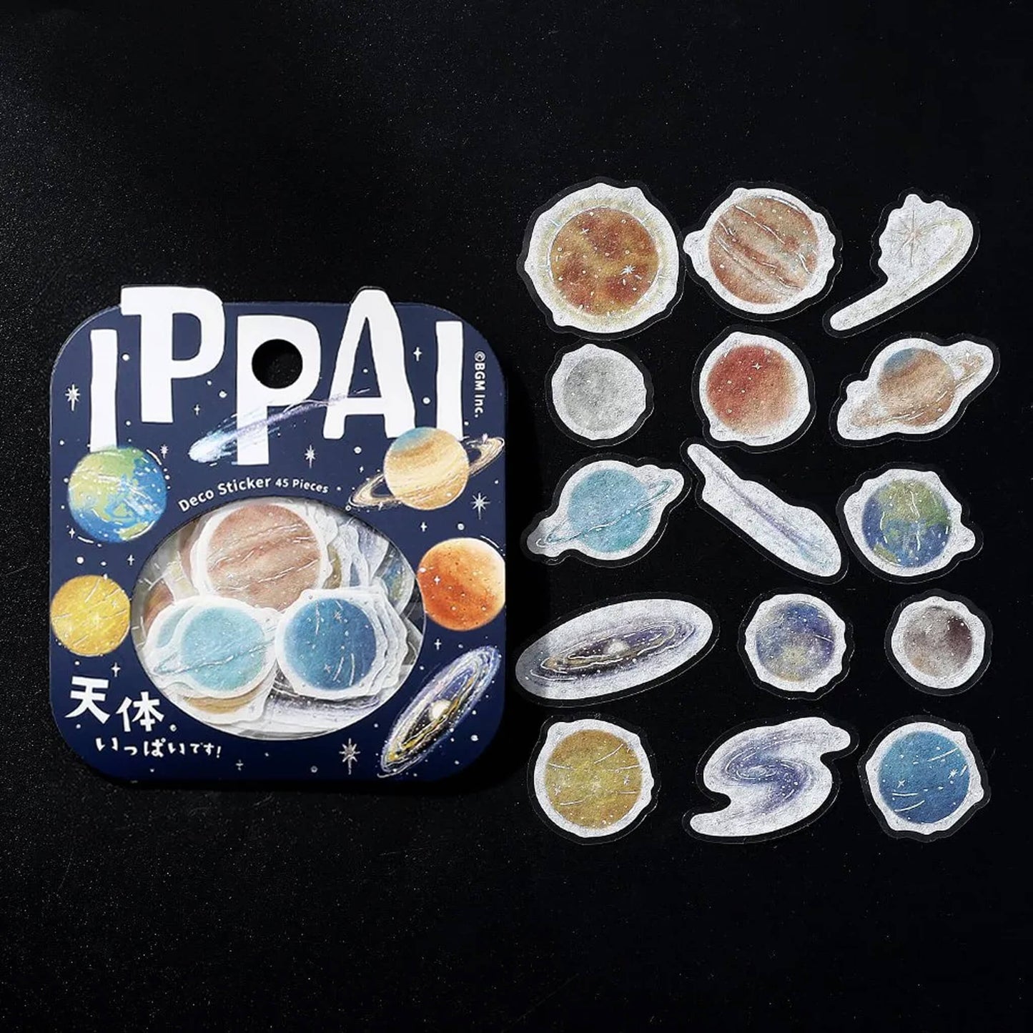 BGM Flake Sticker IPPAI - Celestial Bodies - Flake Stickers