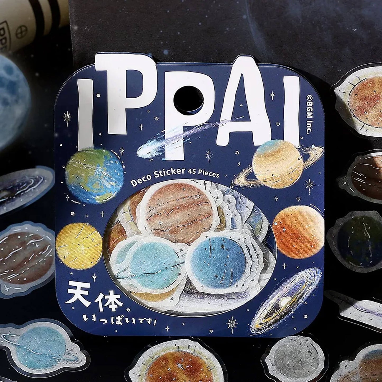 BGM Flake Sticker IPPAI - Celestial Bodies - Flake Stickers