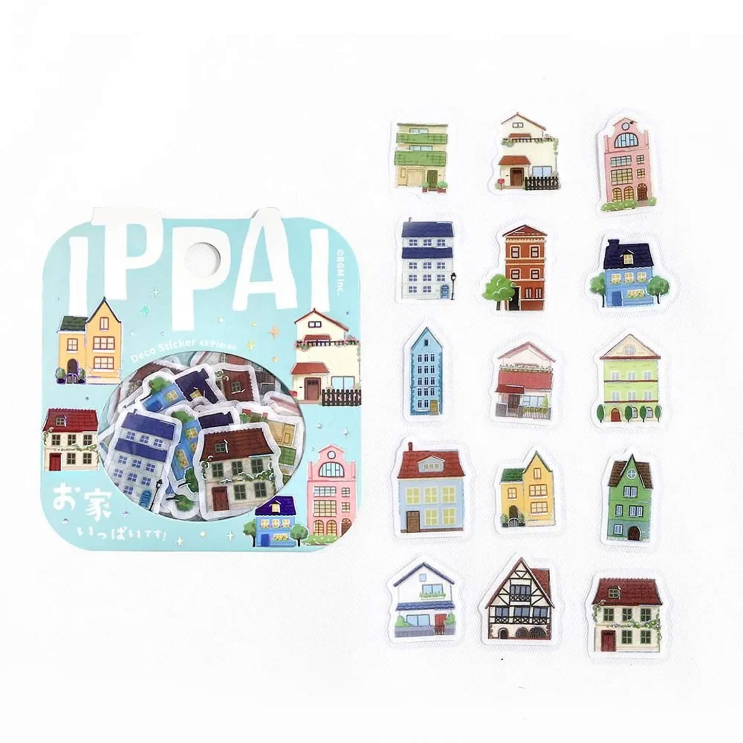 BGM Flake Sticker IPPAI - House - Flake Stickers