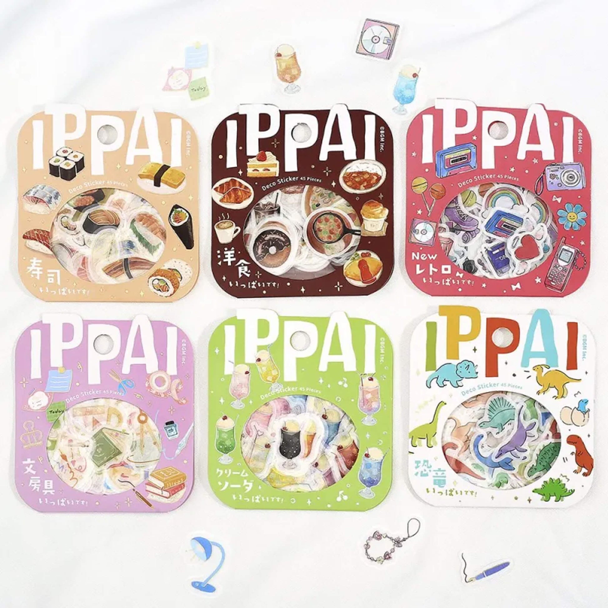 BGM Flake Sticker IPPAI - New Retro Vibes - Flake Stickers