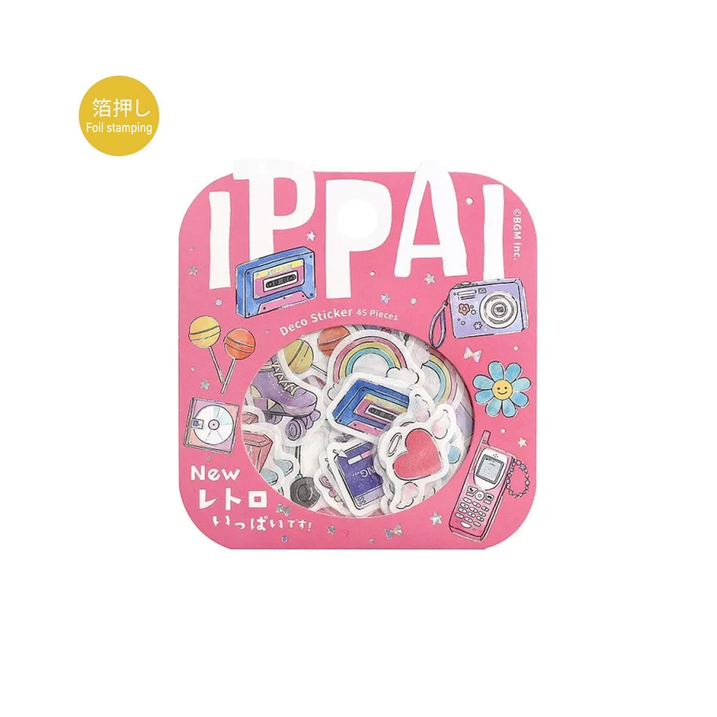 BGM Flake Sticker IPPAI - New Retro Vibes - Flake Stickers