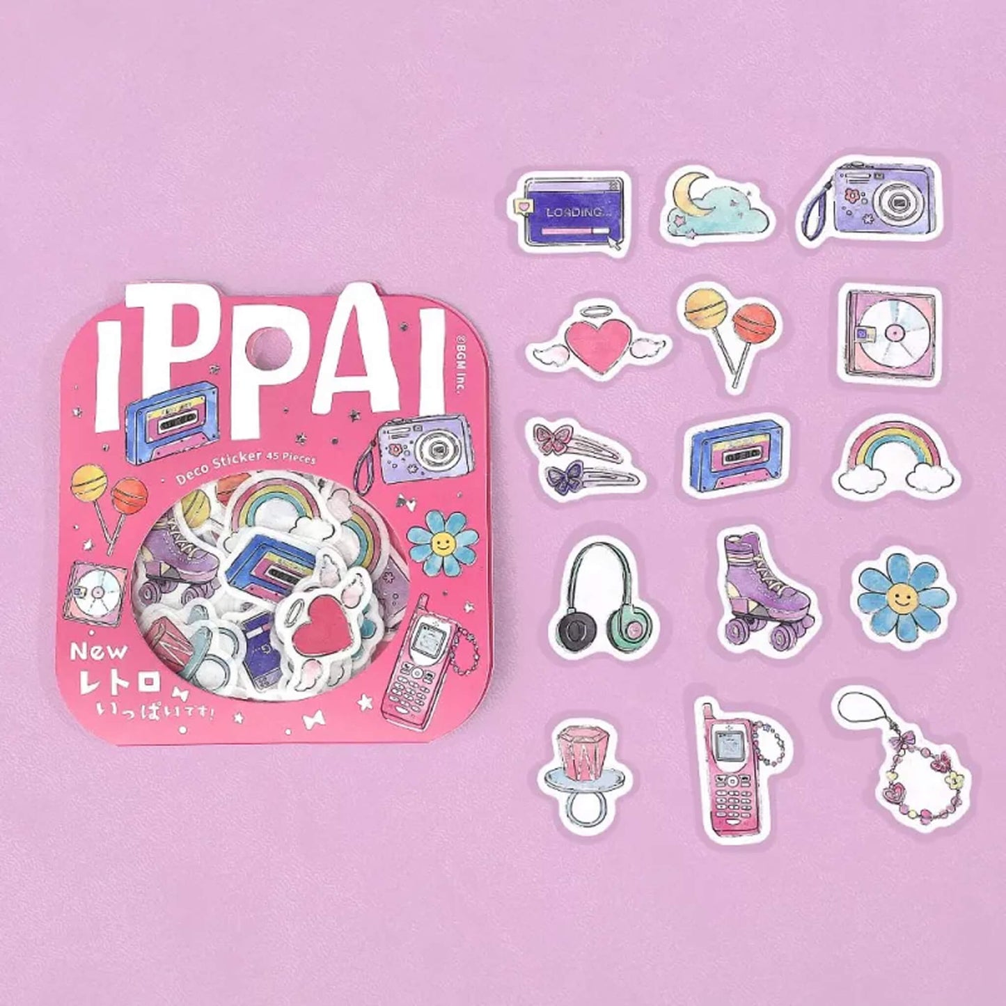 BGM Flake Sticker IPPAI - New Retro Vibes - Flake Stickers