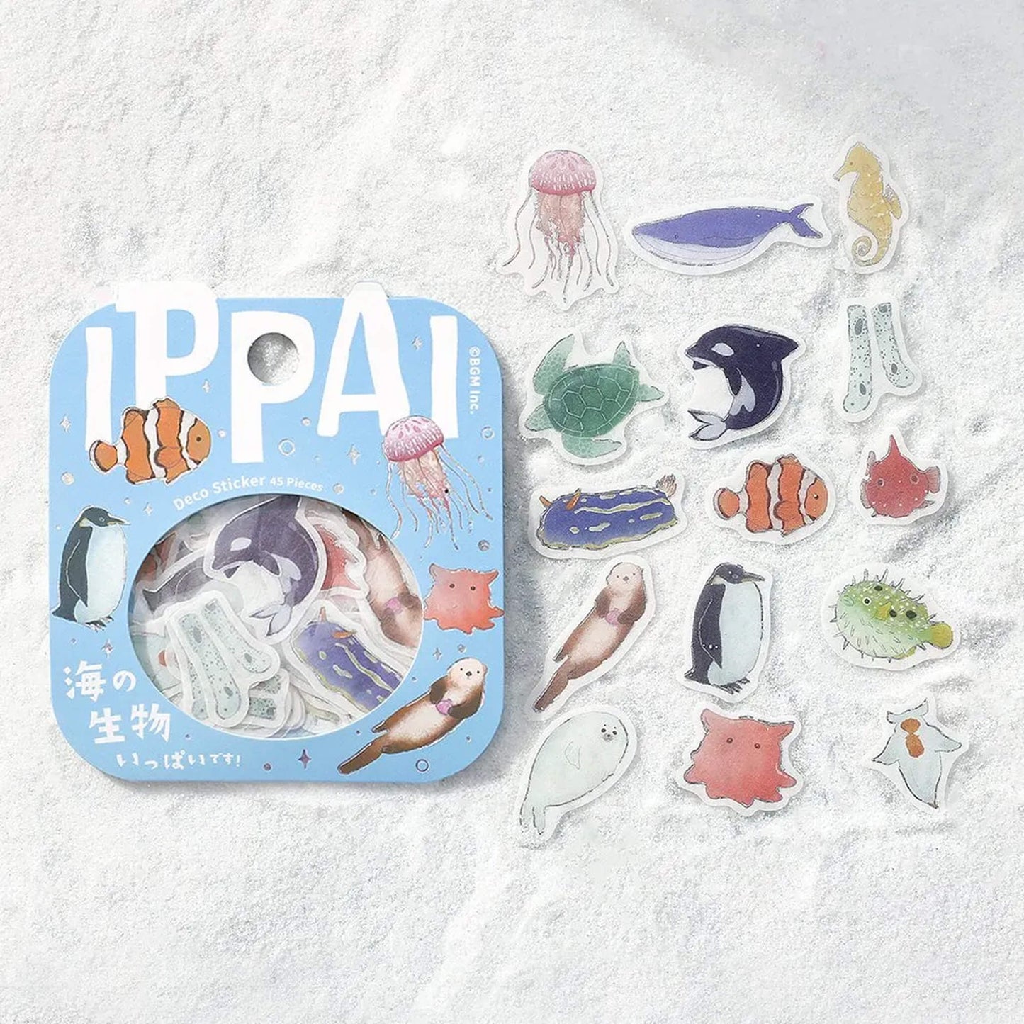 BGM Flake Sticker IPPAI - Sea Creatures - Flake Stickers