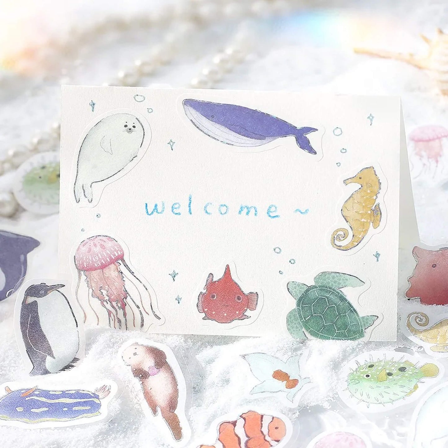 BGM Flake Sticker IPPAI - Sea Creatures - Flake Stickers