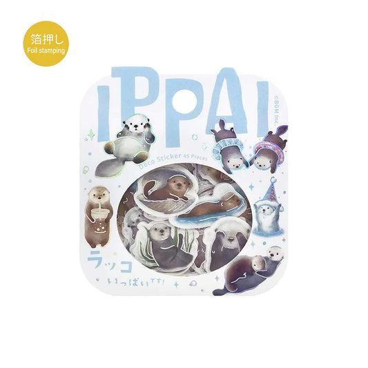 BGM Flake Sticker IPPAI - Sea Otters - Flake Stickers