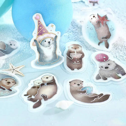 BGM Flake Sticker IPPAI - Sea Otters - Flake Stickers