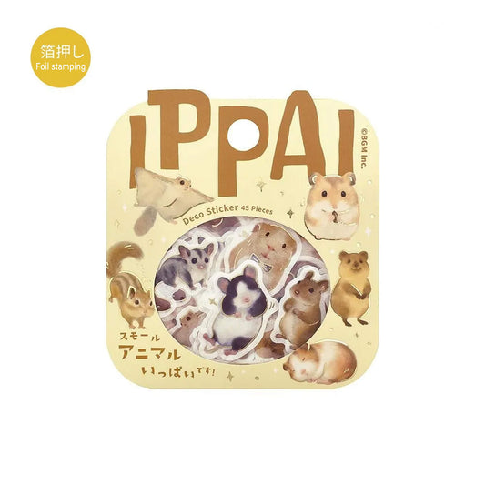 BGM Flake Sticker IPPAI - Small Animals - Flake Stickers