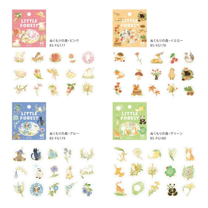BGM Flake Sticker Little Forest - Green - Flake Stickers