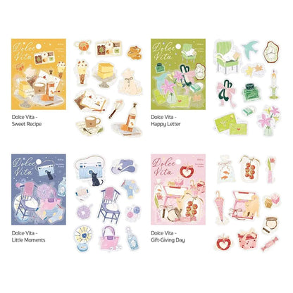 BGM Foil Clear Flake Sticker Dolce Vita - Gift - Giving Day - Flake Stickers