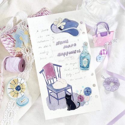 BGM Foil Clear Flake Sticker Dolce Vita - Little Moments - Flake Stickers