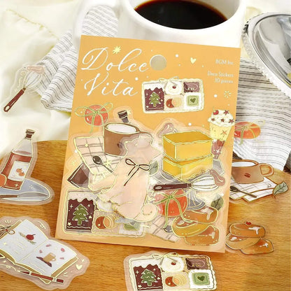 BGM Foil Clear Flake Sticker Dolce Vita - Sweet Recipe - Flake Stickers
