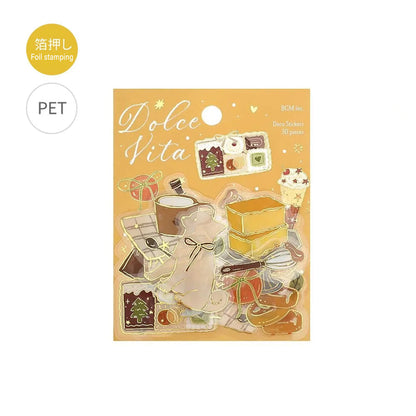 BGM Foil Clear Flake Sticker Dolce Vita - Sweet Recipe - Flake Stickers