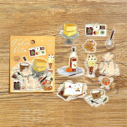BGM Foil Clear Flake Sticker Dolce Vita - Sweet Recipe - Flake Stickers