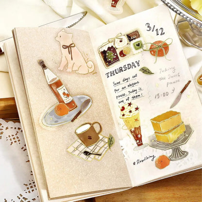 BGM Foil Clear Flake Sticker Dolce Vita - Sweet Recipe - Flake Stickers