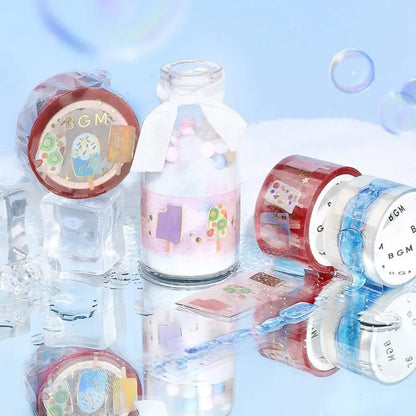 BGM Foil Clear Tape 2025 Summer Limited - Ice Cream - PET Film Tapes