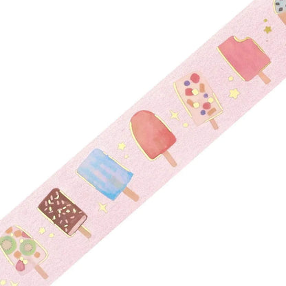 BGM Foil Clear Tape 2025 Summer Limited - Ice Cream - PET Film Tapes