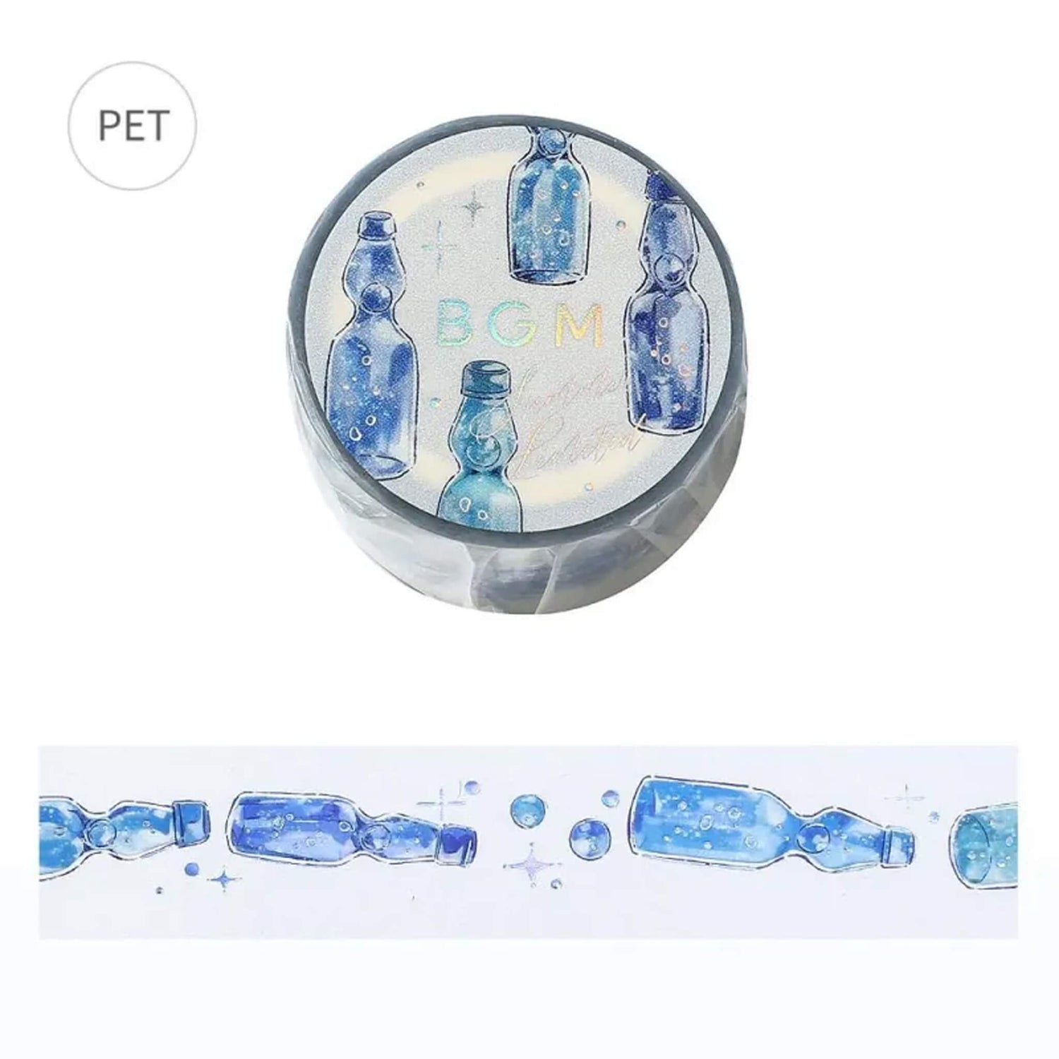 BGM Foil Clear Tape 2025 Summer Limited - Ramune - PET Film Tapes
