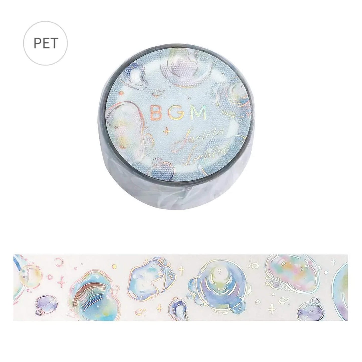 BGM Foil Clear Tape 2026 Summer Limited - Bubbles of Light - PET Film Tapes