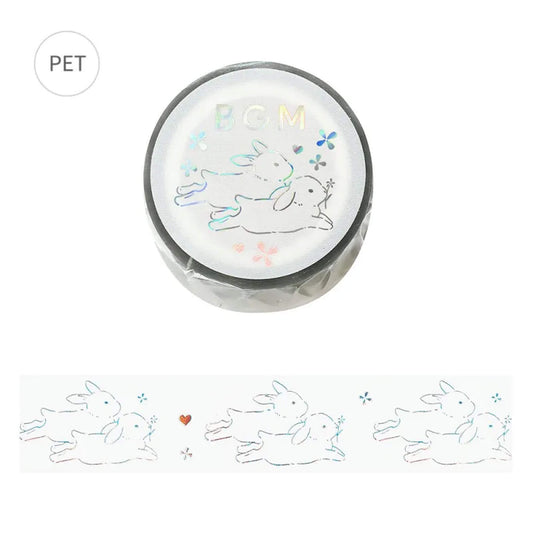 BGM Foil Clear Tape - Bunny - PET Film Tapes