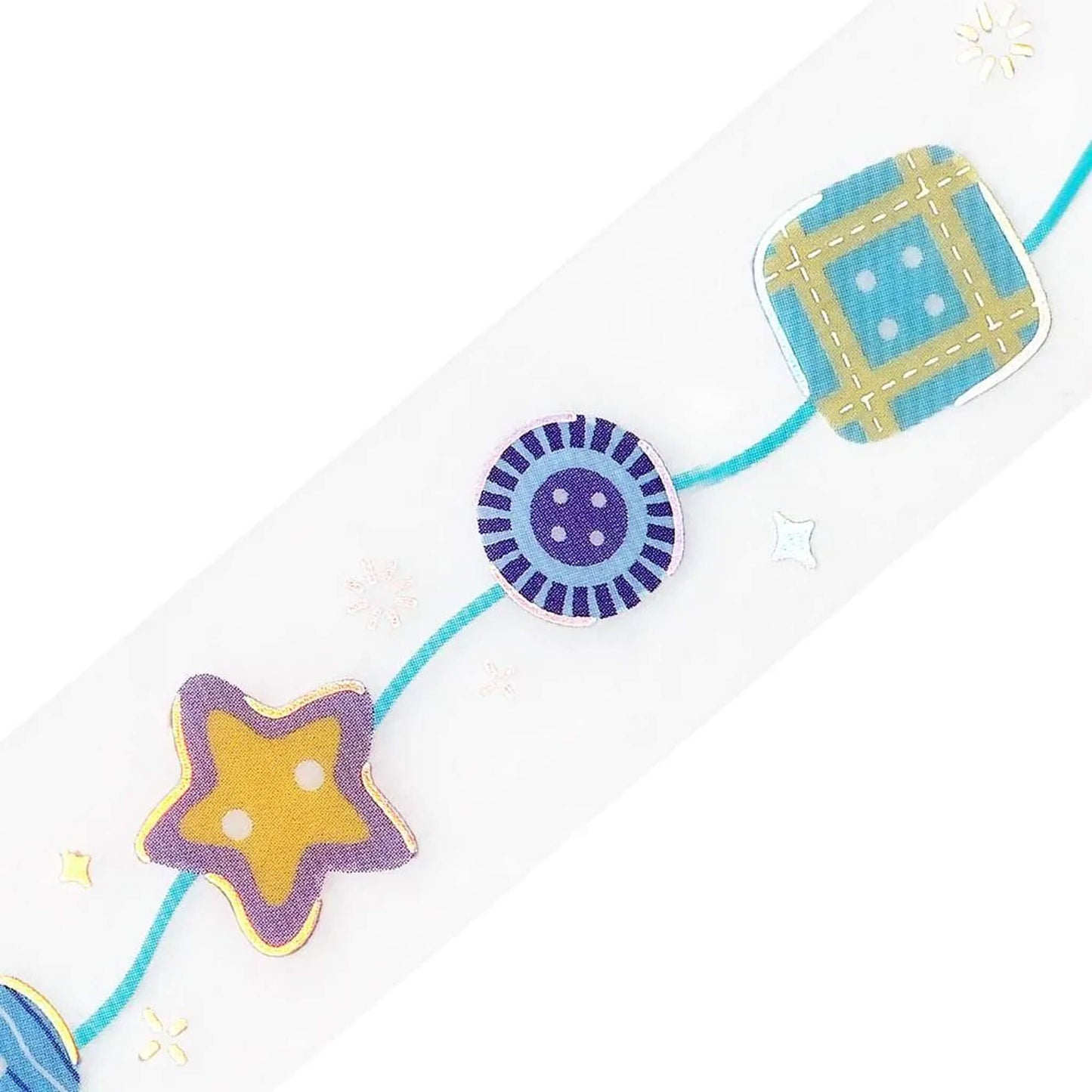 BGM Foil Clear Tape - Colorful Button - PET Film Tapes