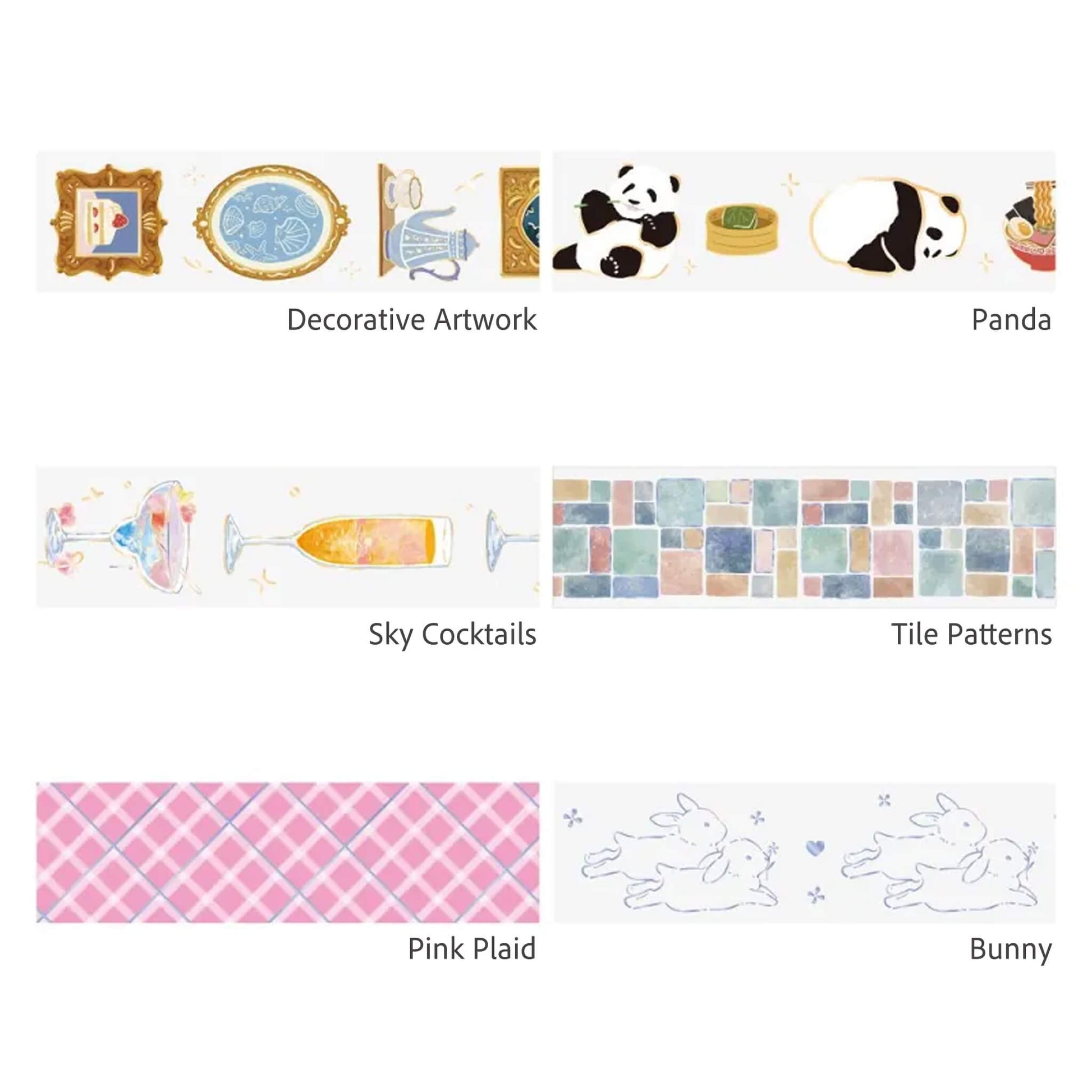 BGM Foil Clear Tape - Panda - PET Film Tapes