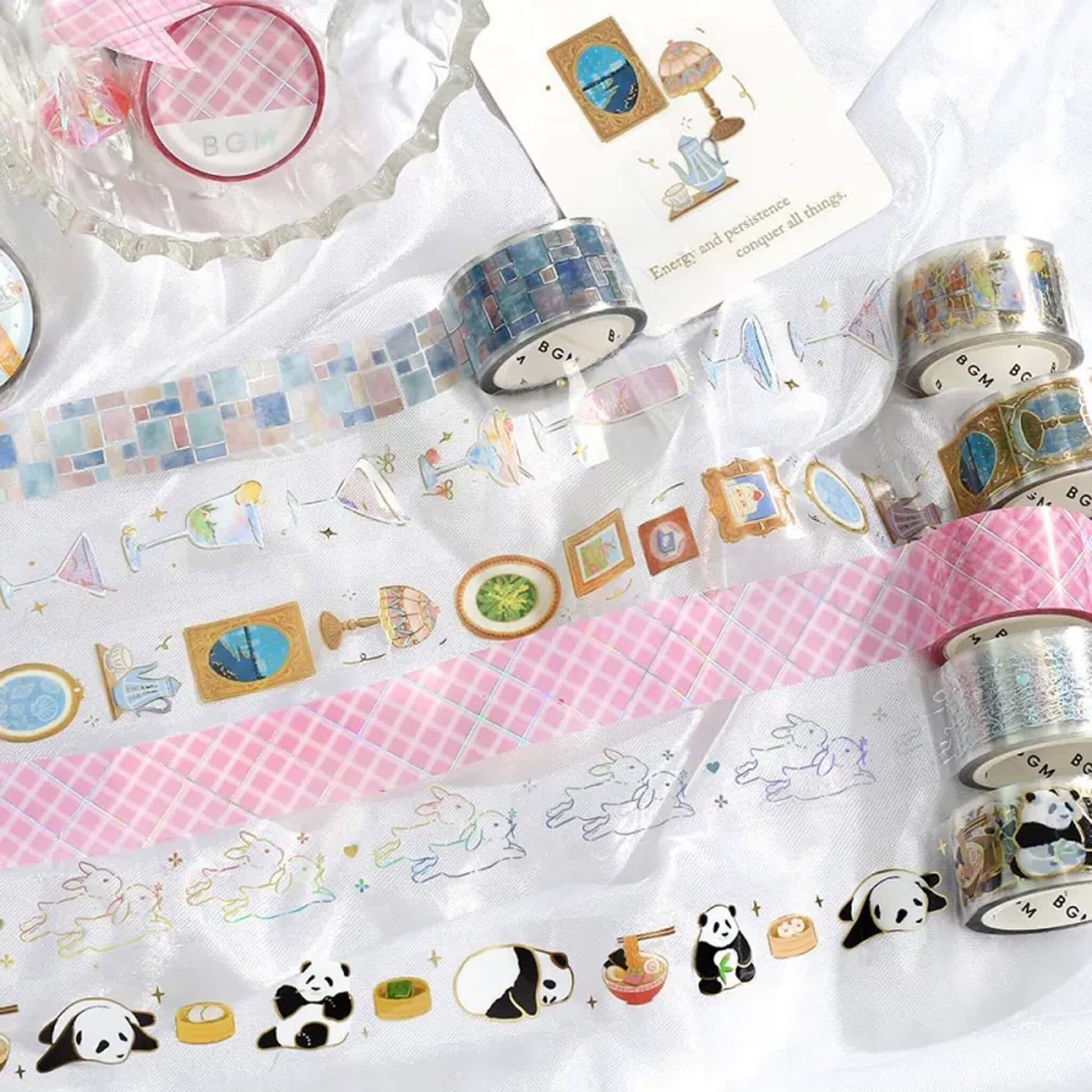 BGM Foil Clear Tape - Panda - PET Film Tapes