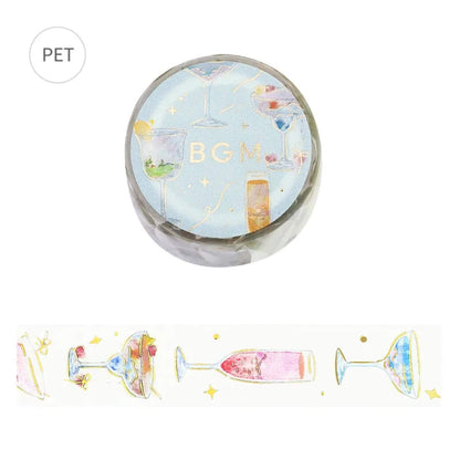 BGM Foil Clear Tape - Sky Cocktails - PET Film Tapes