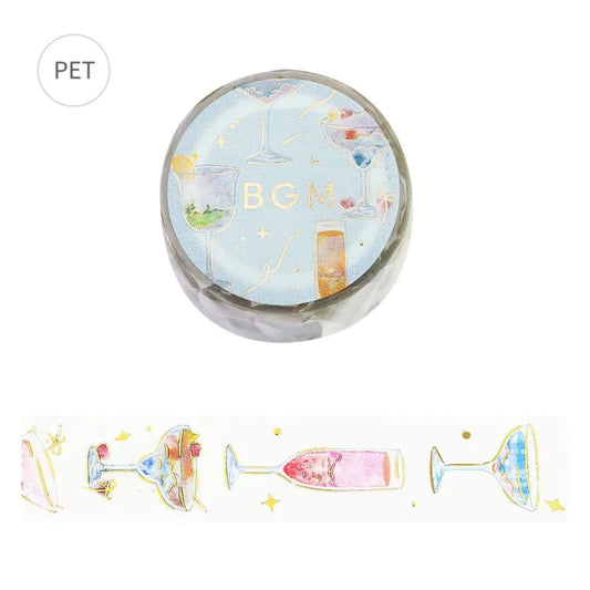 BGM Foil Clear Tape - Sky Cocktails - PET Film Tapes