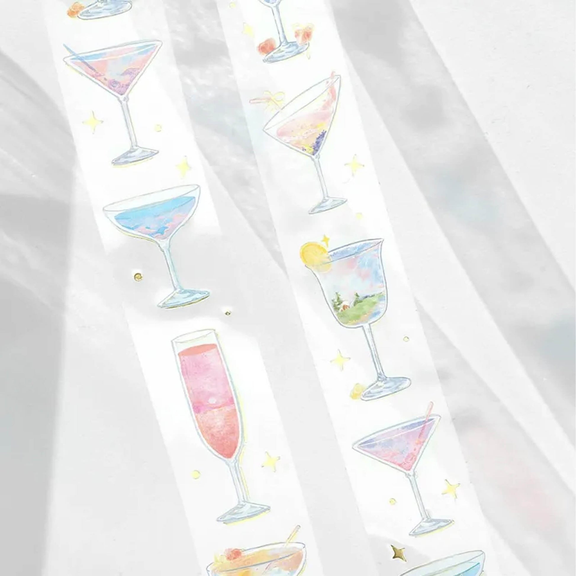 BGM Foil Clear Tape - Sky Cocktails - PET Film Tapes