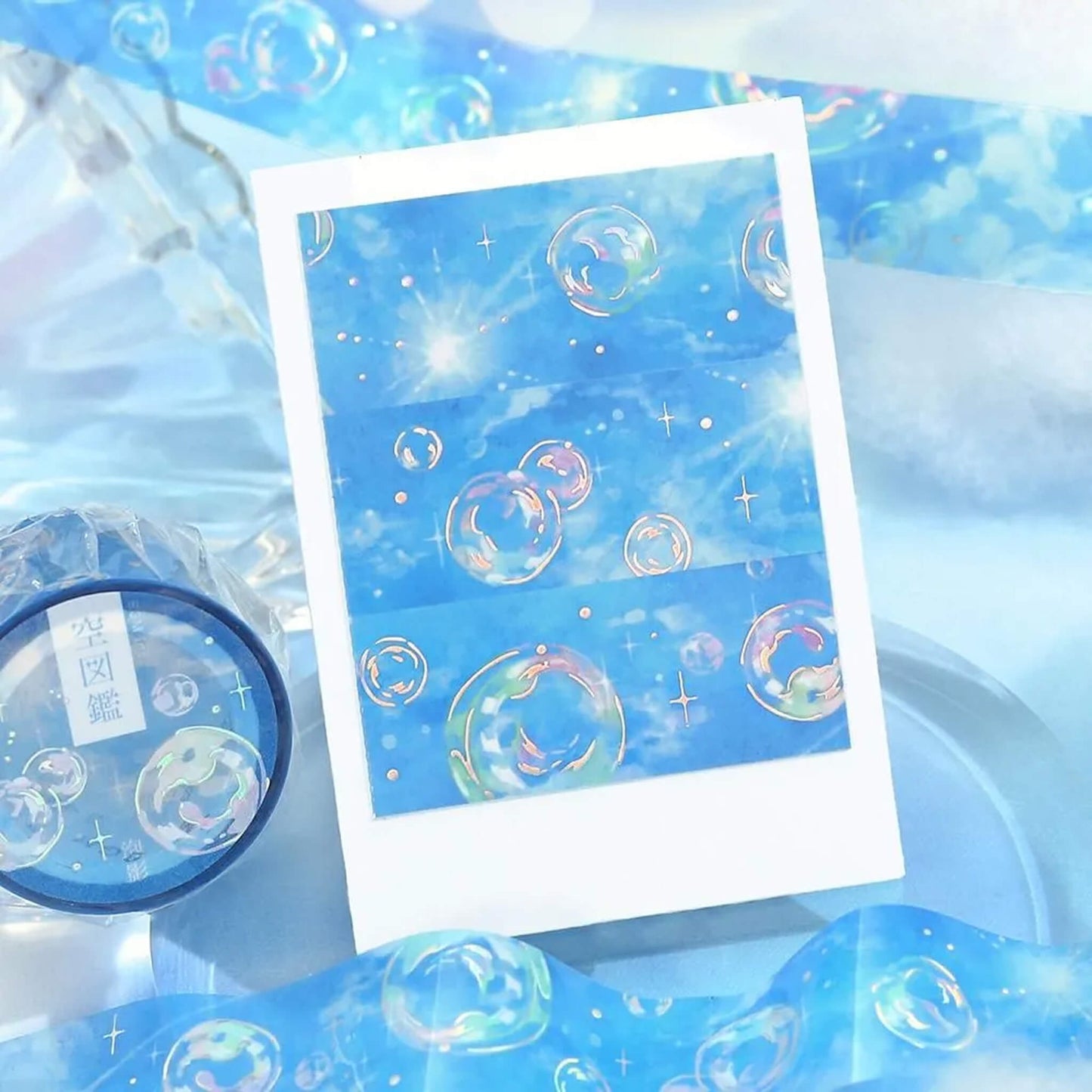 BGM Foil Clear Tape Sky Picture Book - Bubble - PET Film Tapes