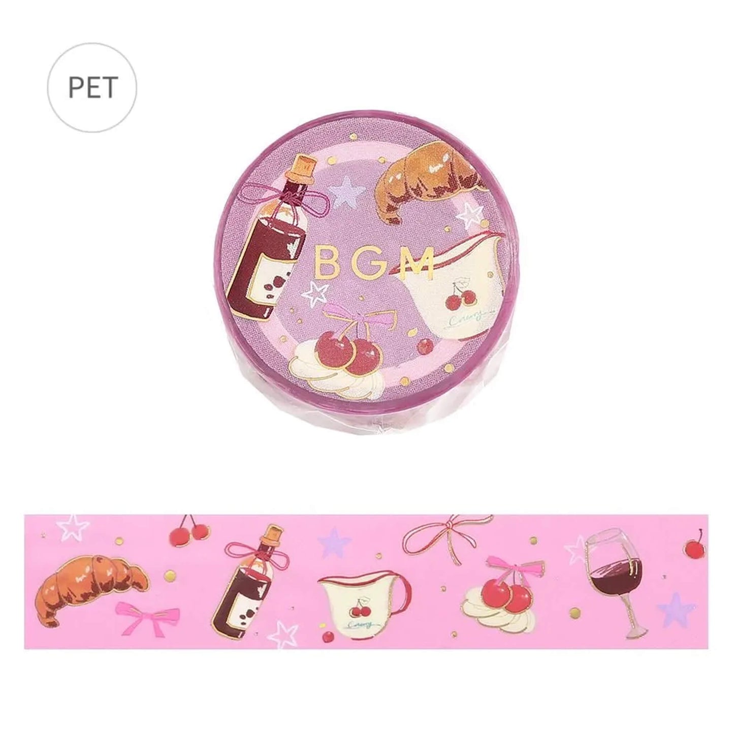 BGM Foil Clear Tape - Sweet Time - PET Film Tapes
