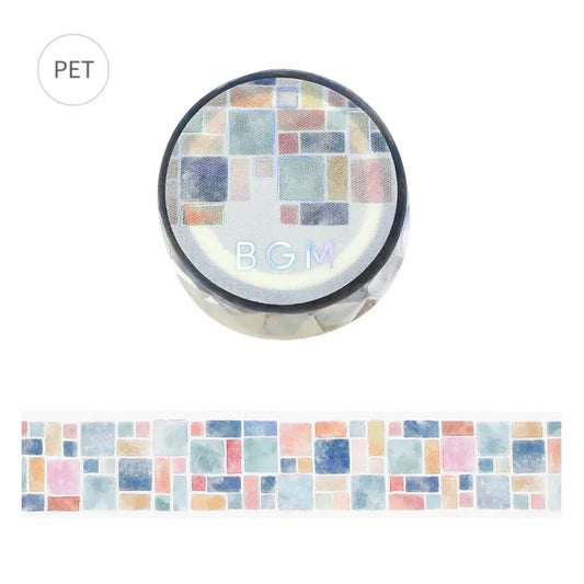 BGM Foil Clear Tape - Tile Patterns - PET Film Tapes