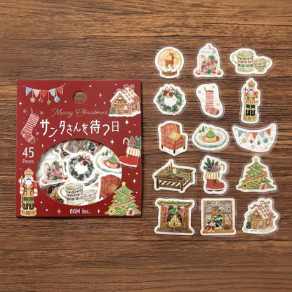 BGM Foil Flake Sticker 2025 Christmas Limited - The Day Waiting for Santa - Flake Stickers