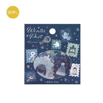 BGM Foil Flake Sticker 2025 Winter Limited - Post Office · Winter Letter - Flake Stickers