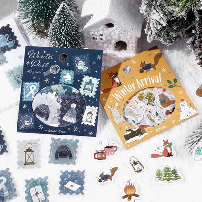 BGM Foil Flake Sticker 2025 Winter Limited - Post Office · Winter Letter - Flake Stickers