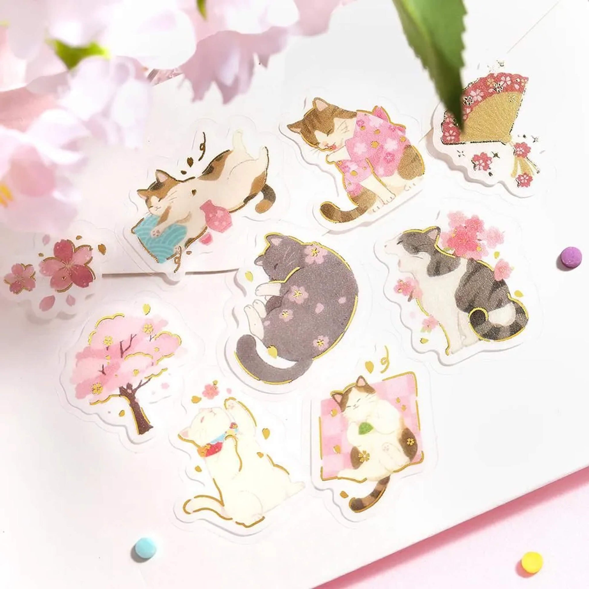 BGM Foil Flake Sticker 2026 Sakura Limited - Neko Urara - Flake Stickers