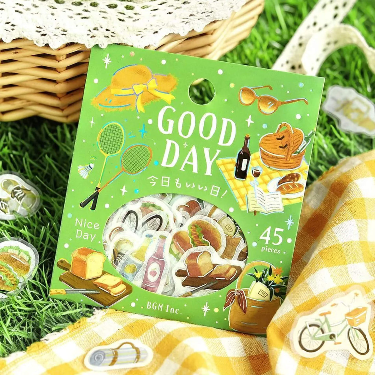 BGM Foil Flake Sticker Another Lovely Day - Good Day - Flake Stickers