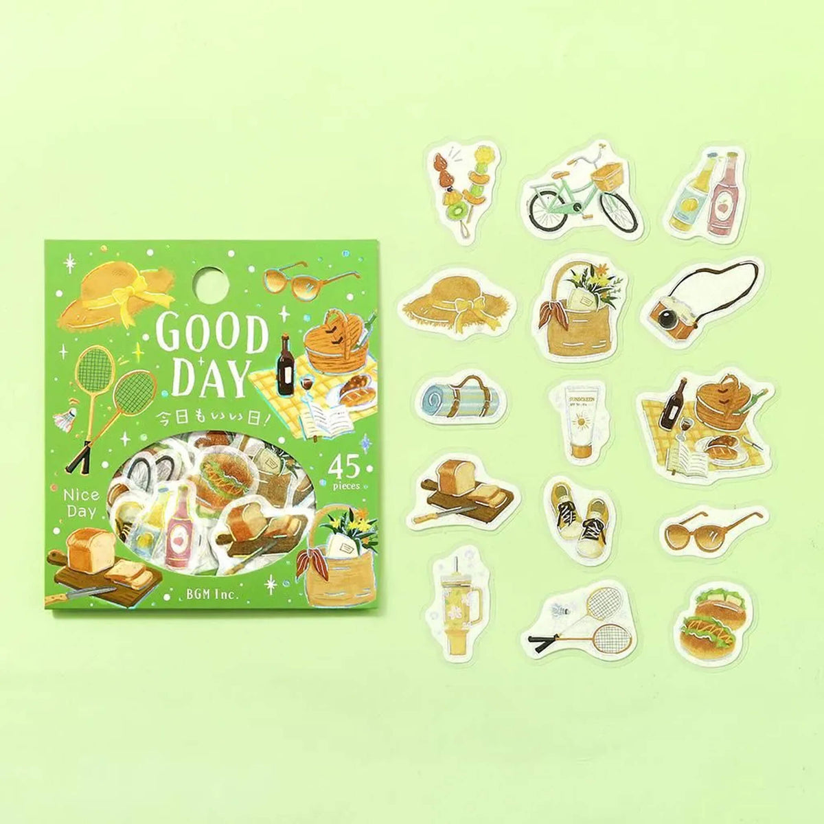 BGM Foil Flake Sticker Another Lovely Day - Good Day - Flake Stickers