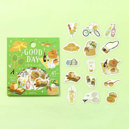 BGM Foil Flake Sticker Another Lovely Day - Good Day - Flake Stickers