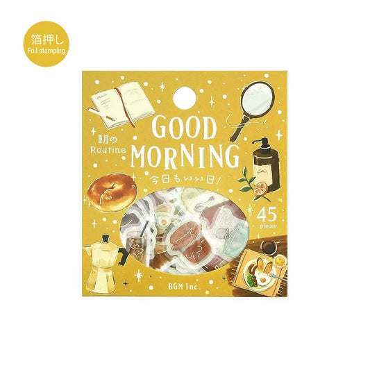 BGM Foil Flake Sticker Another Lovely Day - Good Morning - Flake Stickers