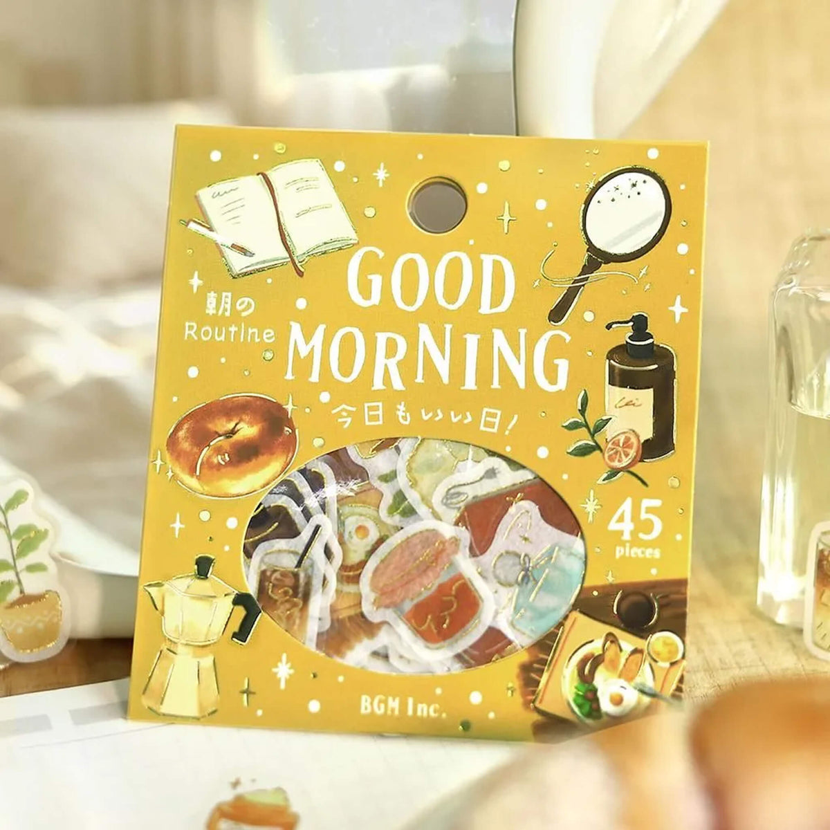 BGM Foil Flake Sticker Another Lovely Day - Good Morning - Flake Stickers