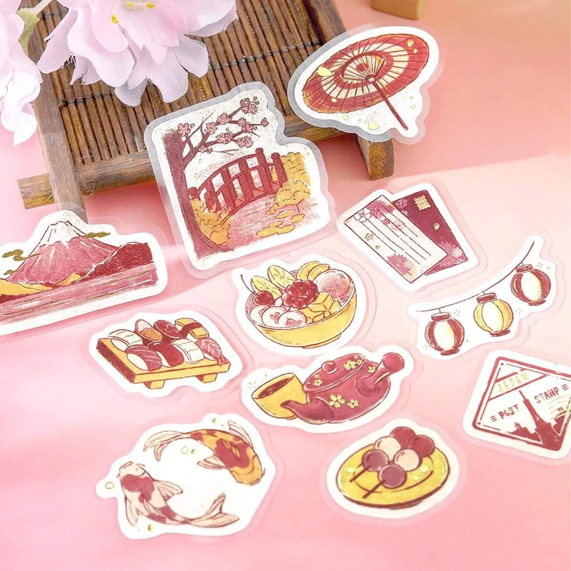 BGM Foil Flake Sticker Fragments of a Journey - To Japan - Flake Stickers