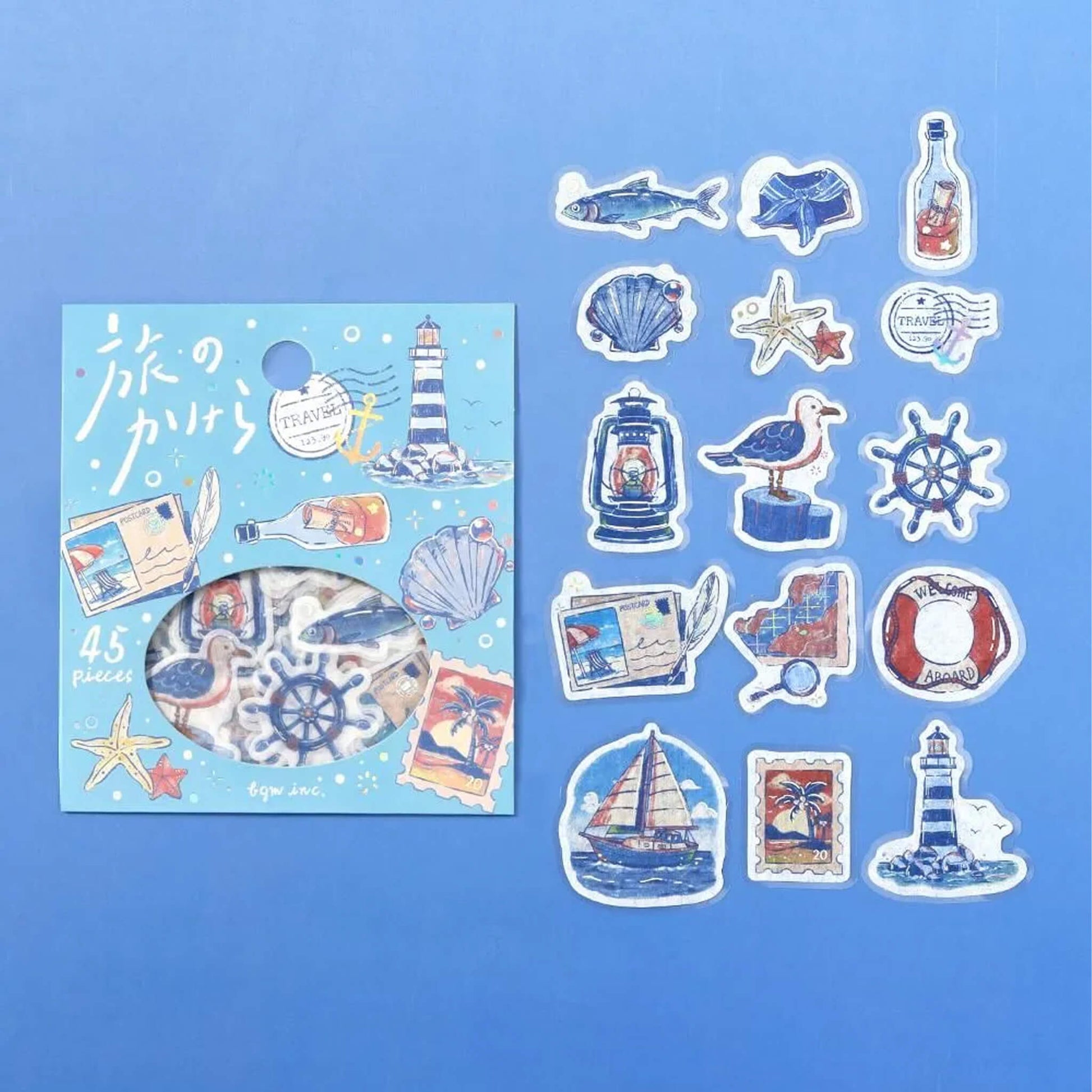 BGM Foil Flake Sticker Fragments of a Journey - To the Sea - Flake Stickers