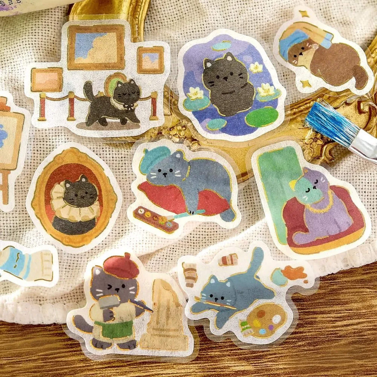 BGM Foil Flake Sticker Narikiri Animal - Meow Atelier - Flake Stickers