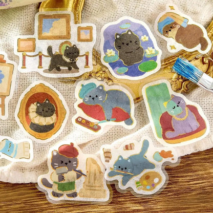 BGM Foil Flake Sticker Narikiri Animal - Meow Atelier - Flake Stickers