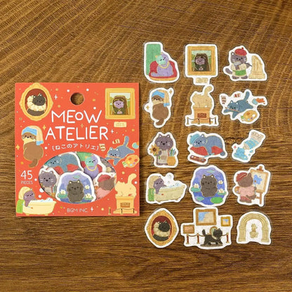 BGM Foil Flake Sticker Narikiri Animal - Meow Atelier - Flake Stickers